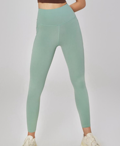 Harper Pocket Sculpt Leggings | Pale Green