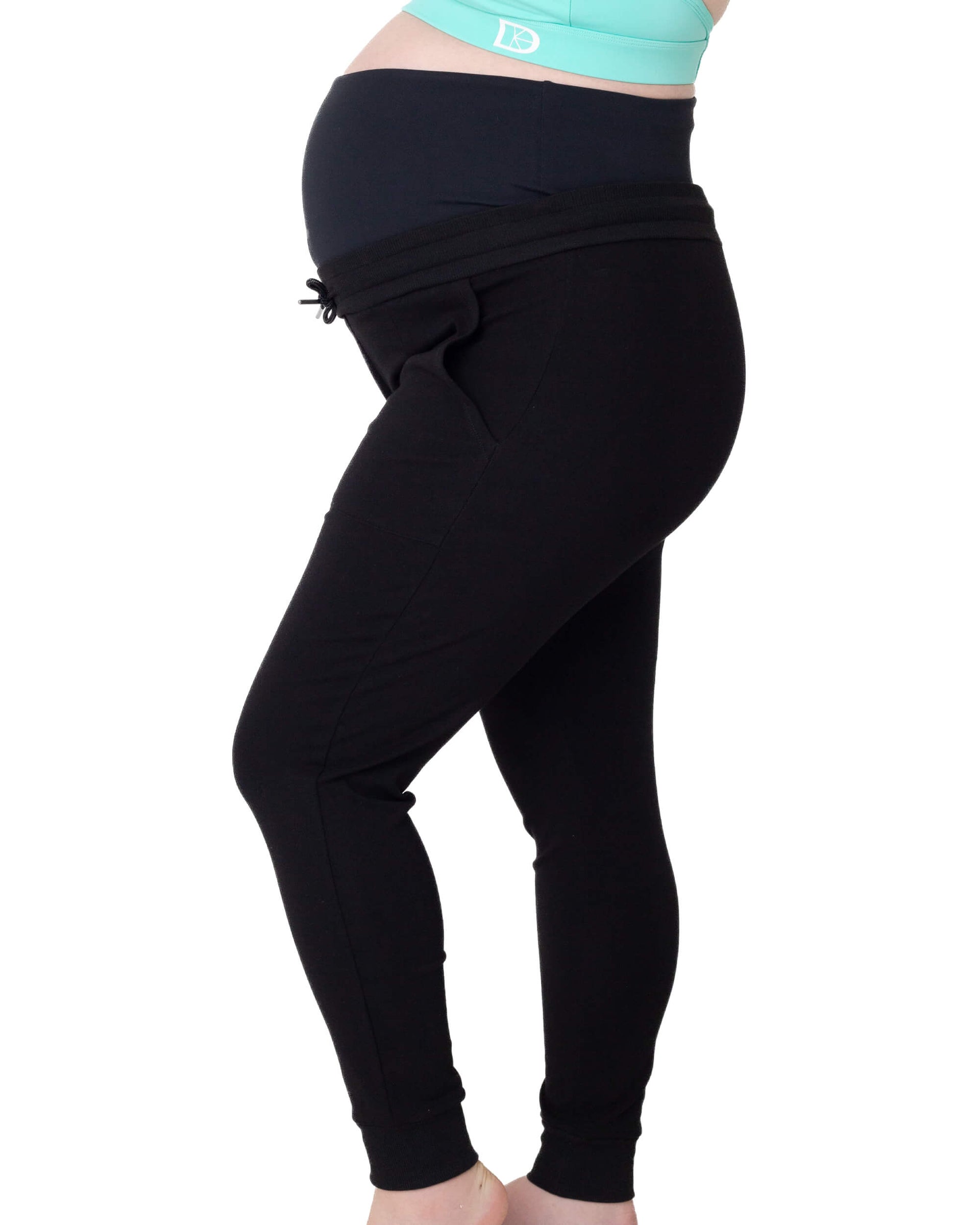 Maternity & Postnatal Active Support Leggings | Blue