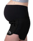 Black pregnancy running shorts