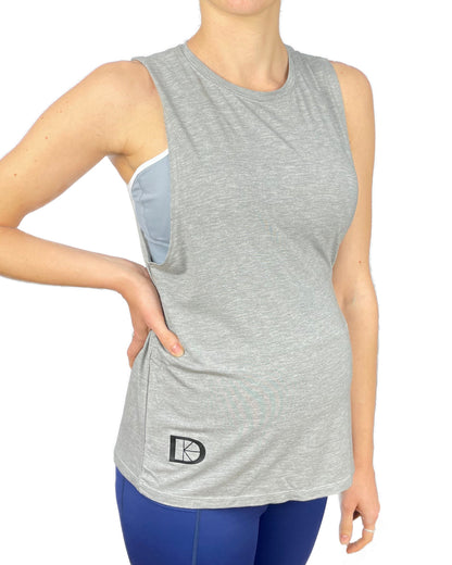 Pregnancy vest grey